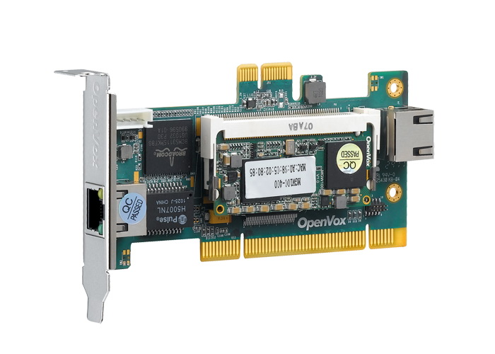 OpenVox V100-400 PCI, PCI Express Voice Transcoding Card (Up to 400 transcoding Sessions PCI)