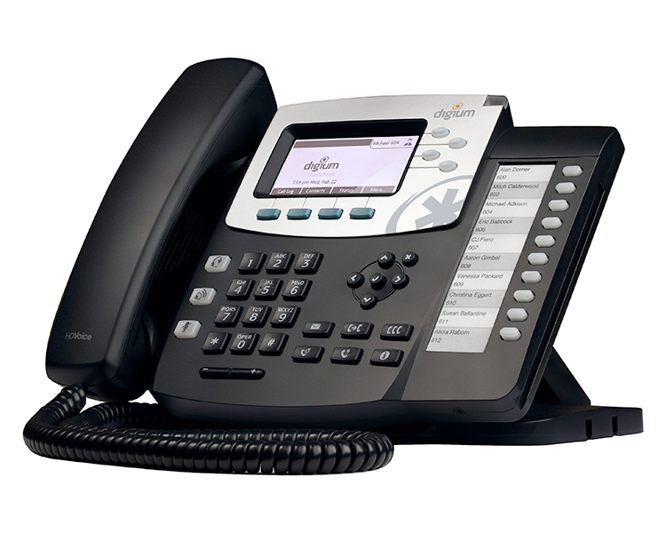 Digium D51 IP Phone with Icon keys