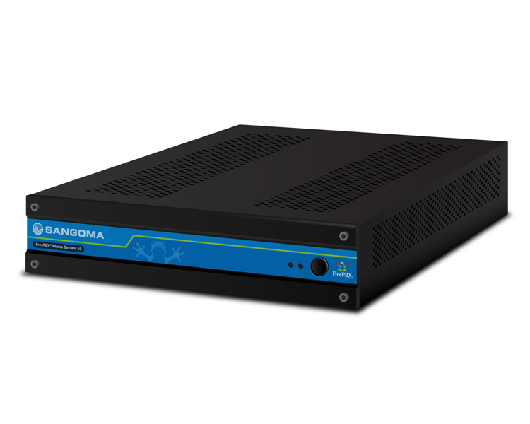 Sangoma FreePBX Phone System 50 - 50 users or 25 calls