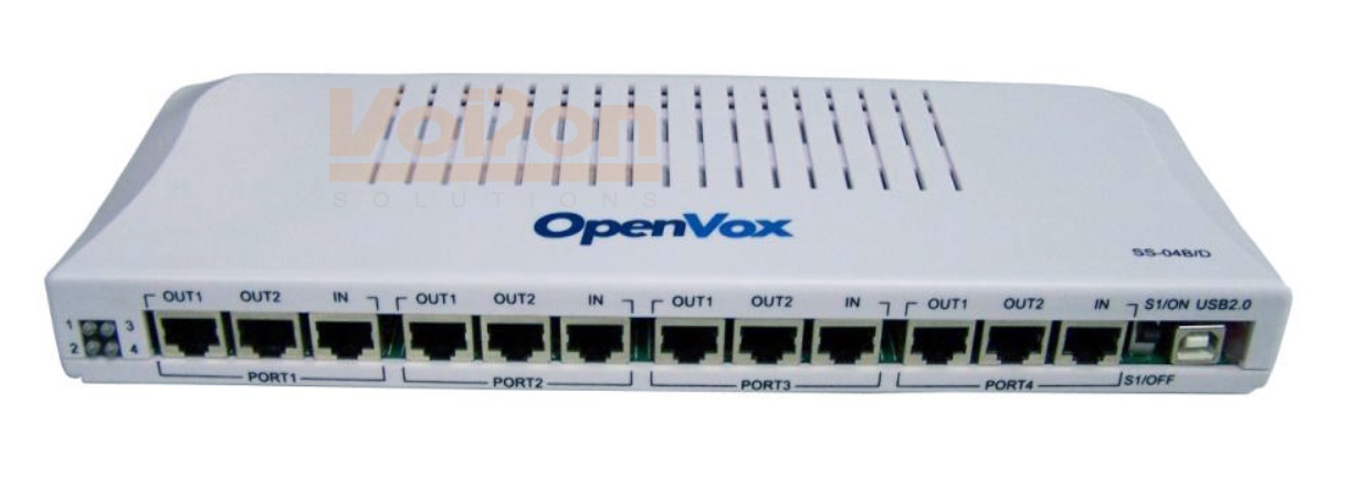 Openvox FB40 4 Port IPPBX Failover Box - ISDN BRI