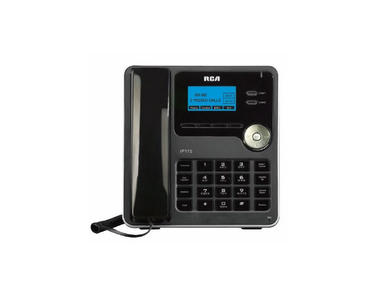 RCA IP115 VoIP 2-Line Business Phone with PoE