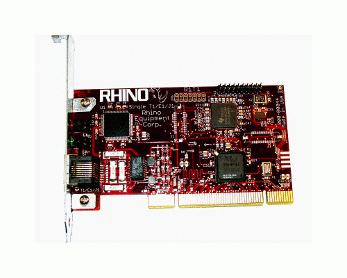 Rhino R2T1-e Dual T1/E1/PRI PCI Card, PCI Express (no EC)