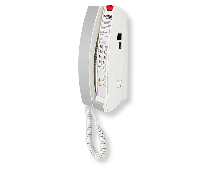 VTech S2211 1-Line SIP Hotel Phone - Siver & Pearl (80-H092-08-000)