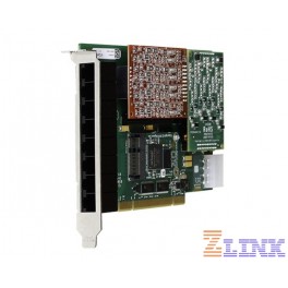 Digium 1A8B02F 8 port modular analog PCI-Express x1 card with 8 FXO interfaces