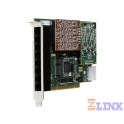 Digium 1A8B03F 8 port modular analog PCI-Express x1 card with 8 FXO interfaces and HW Echo Can