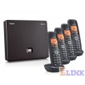 Gigaset N300AIP DECT Base Station and A510H DECT Phone Four Handset Bundle