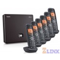 Gigaset N300AIP DECT Base Station and A510H DECT Phone Six Handset Bundle