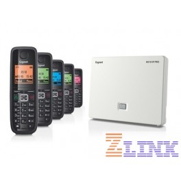 Gigaset N510IP DECT Base Station and A510H DECT Phone bundle - Five handsets