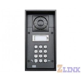 2N Helios IP Force - 1 Button + Keypad + 10W Speaker (9151101KW)