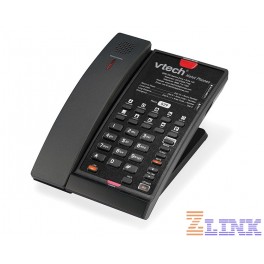 VTech CTM-S2411 1-Line SIP Hotel Phone - Matte Black (80-H0AS-13-000)