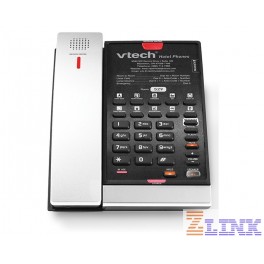 VTech CTM-S2411 1-Line SIP Hotel Phone - Silver & Black (80-H0AS-00-000)