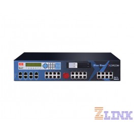 Xorcom Blue Steel CXT3000 IP-PBX with CompletePBX - 2 BRI, 16 FXO, 2U Case (CXT3088)