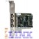 Digium TE436 Four Span Digital T1/E1/J1/PRI PCI 3.3V/5.0V Card (1TE436F)
