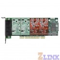 Digium 1A4A04F 4 port modular analog PCI 3.3/5.0V card with 2 FXS and 2 FXO interfaces and HW Echo Can