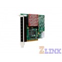 Digium 1A8A06F 8 port modular analog PCI 3.3/5.0V card with 8 FXS interfaces and HW Echo Can