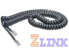 VoIPSupply.com 12ft. Charcoal Handset Cord