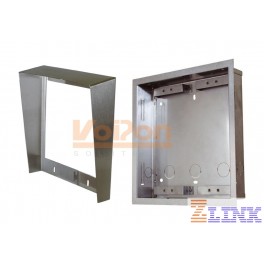 2N Helios Flush fitting box and rain cover for 2 modules (9135362E)