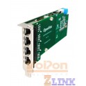 OpenVox DE430E 4 Port PCI Express ISDN PRI Card + EC2128 module