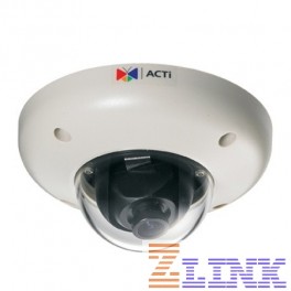 ACTi ACM-3701E Megapixel IP Vandal Proof PoE Indoor Mini Dome