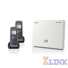 Gigaset N510IP PRO DECT Base Station & Gigaset Cordless R410H Two Handset Bundle