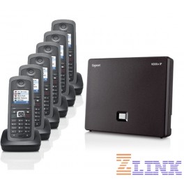 Gigaset N300AIP DECT Base Station & R410H PRO DECT Six Handset Bundle